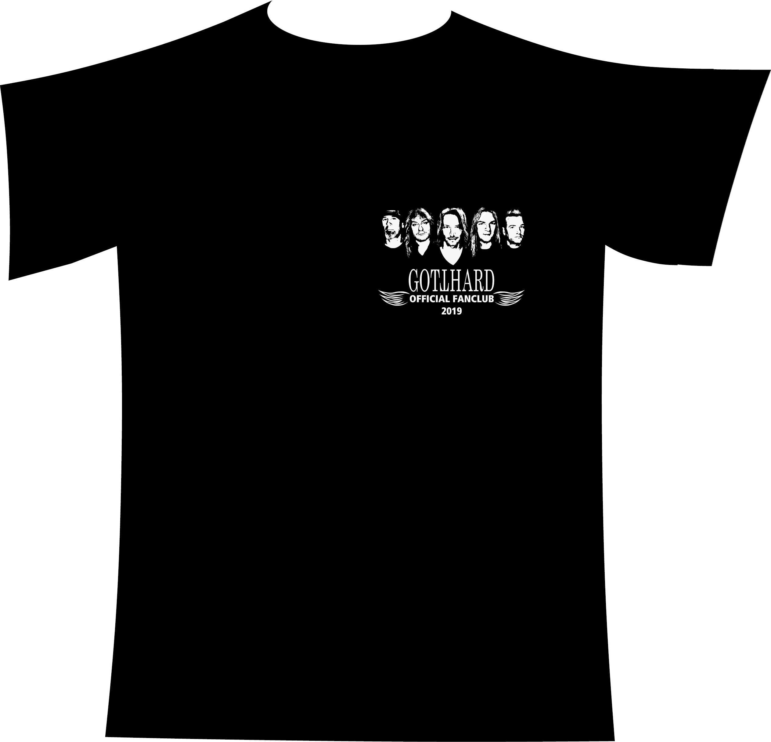Inclined Concession singer GOTTHARD Fanclub Shirt 2019 - RockDreams