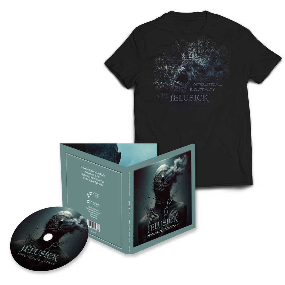 CD + shirt APOLITICAL ECSTASY at special bundle price