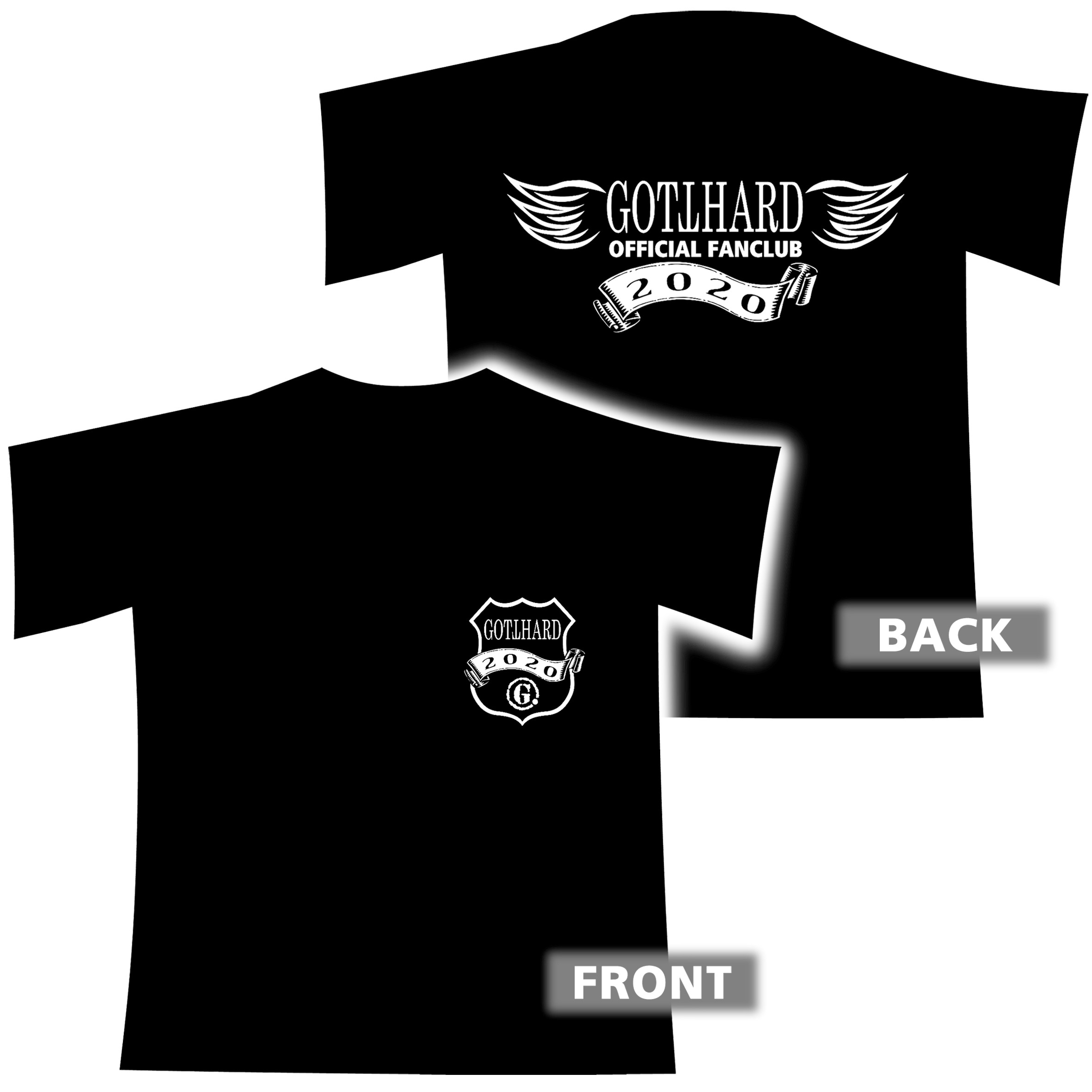 Overwhelm compact minus Gotthard Fanclub shirt 2020 - RockDreams