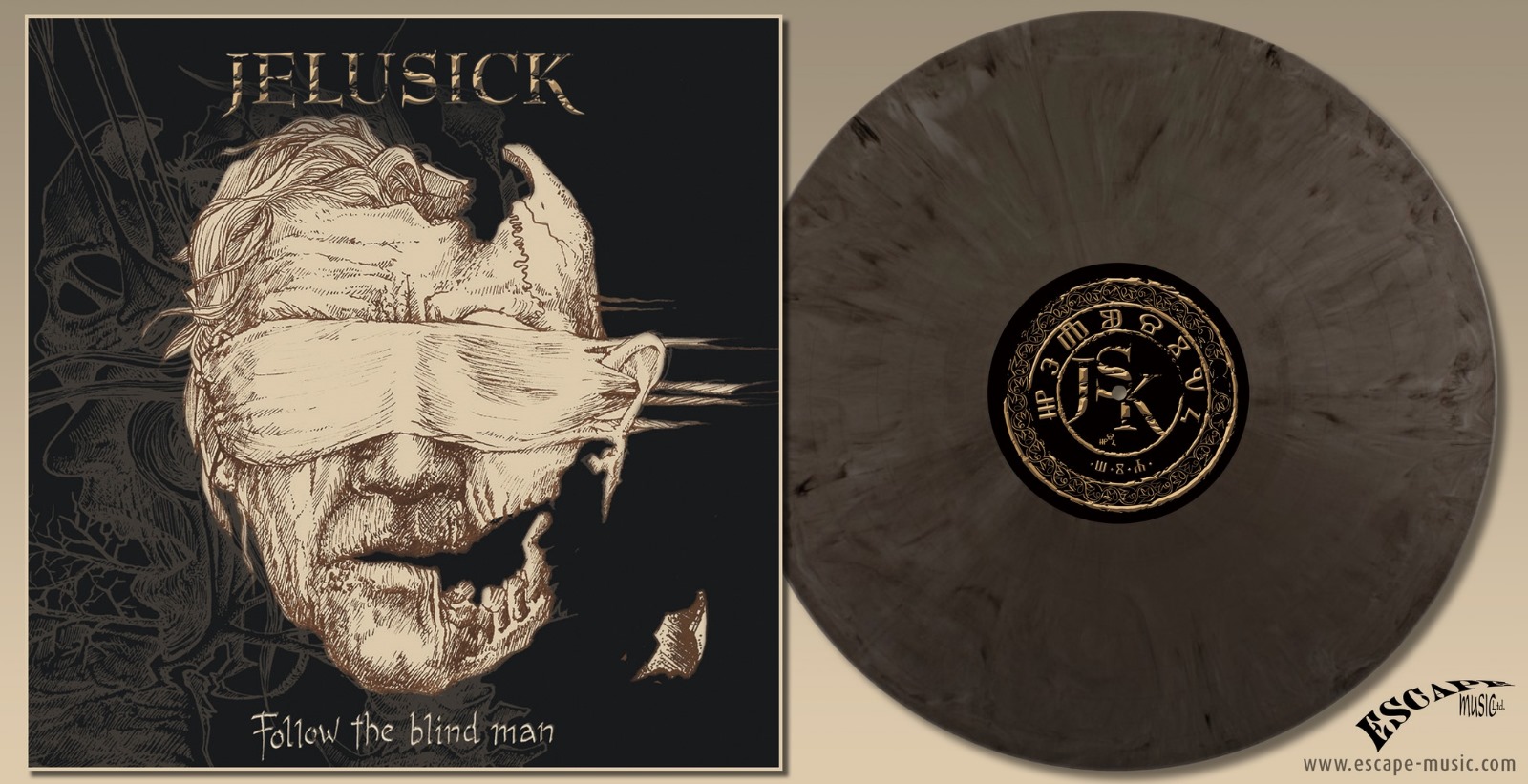 JELUSICK VINYL + CD FOLLOW THE BLIND MAN
