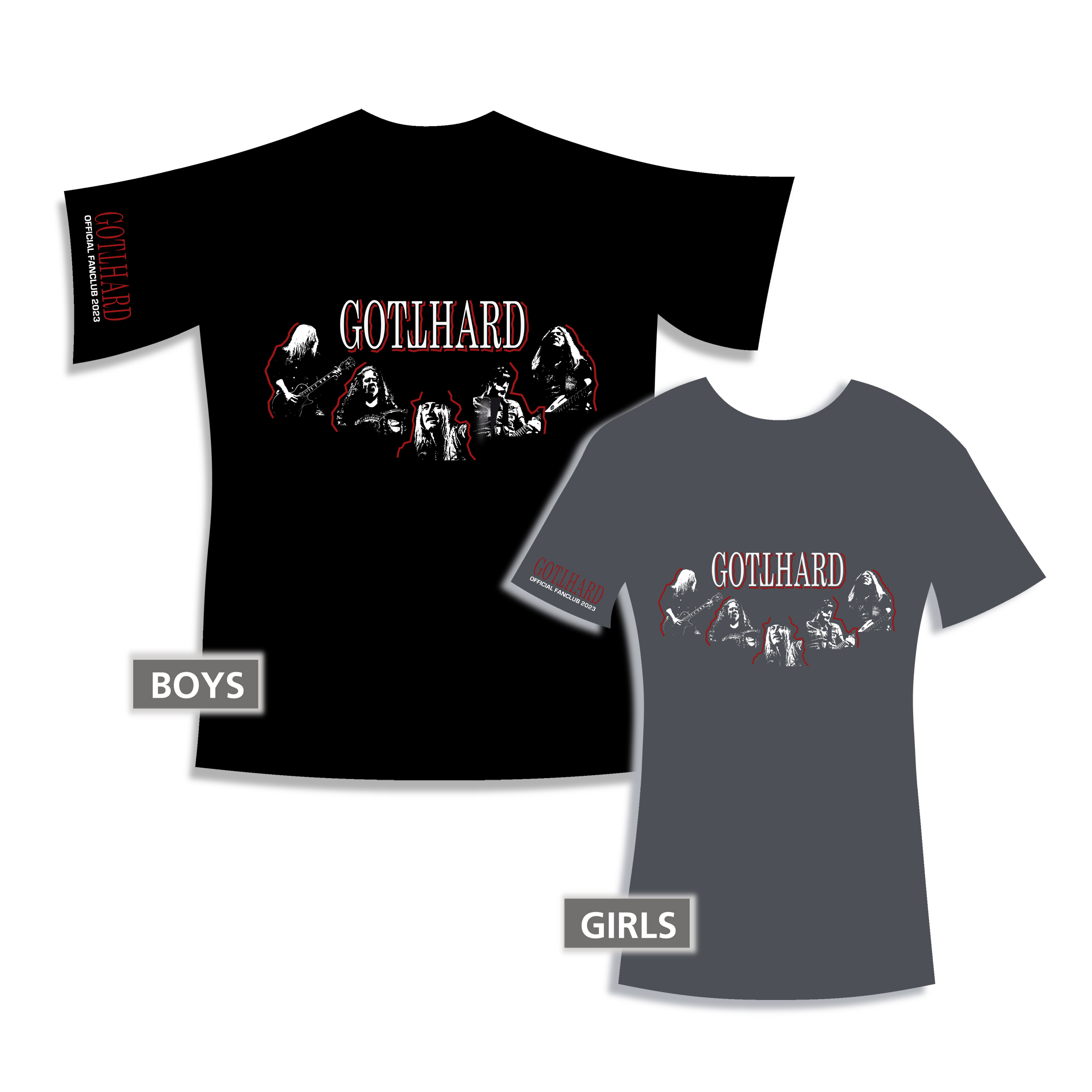 Gotthard 2023 Fanclub Shirt live logo
