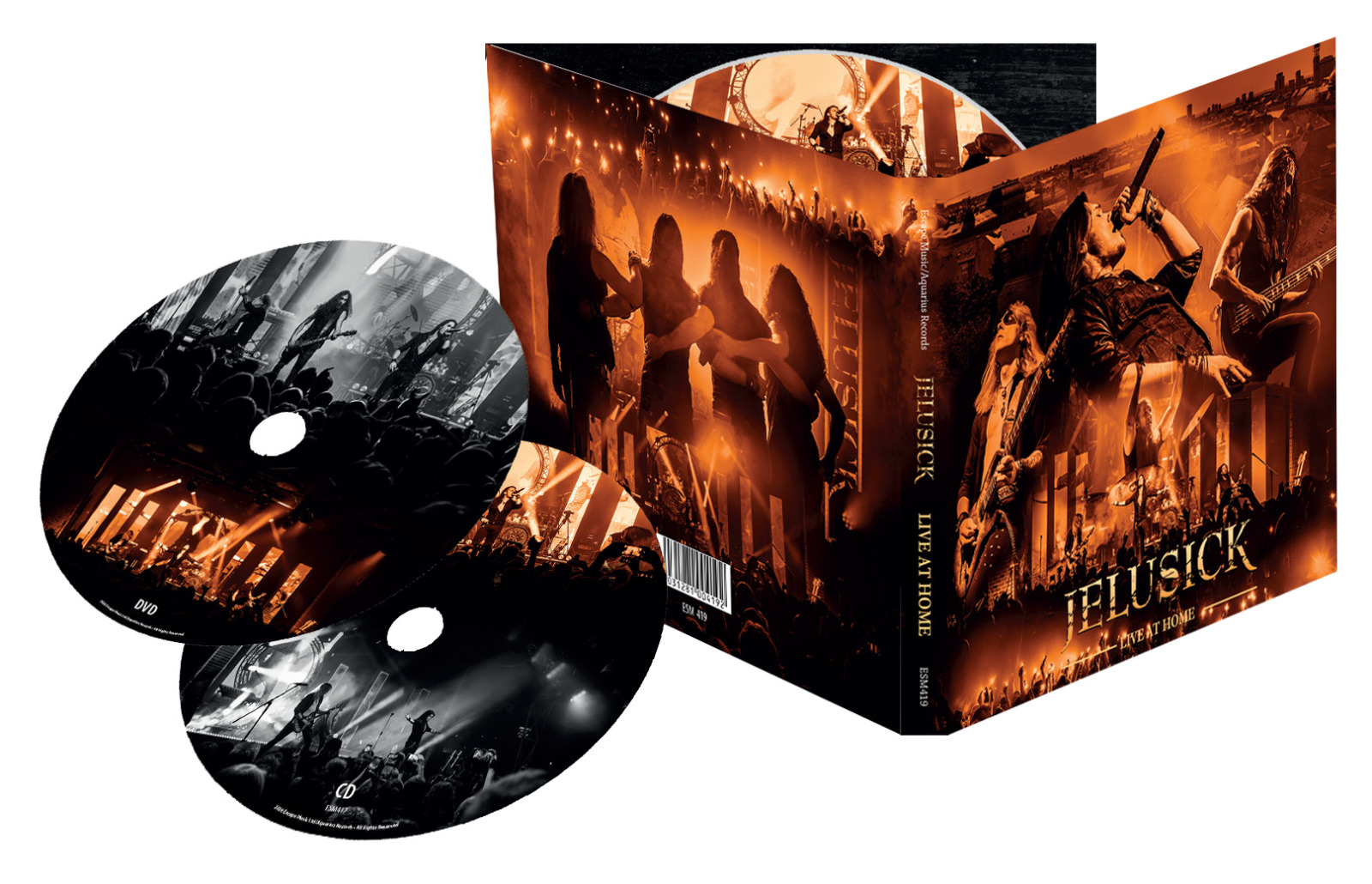 Jelusick - Live at Home CD&DVD box
