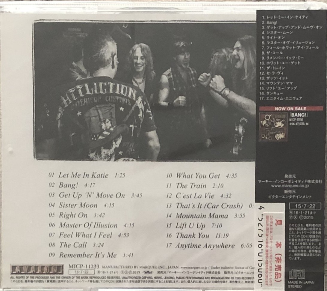 CD Live & Bangin' JAPAN version