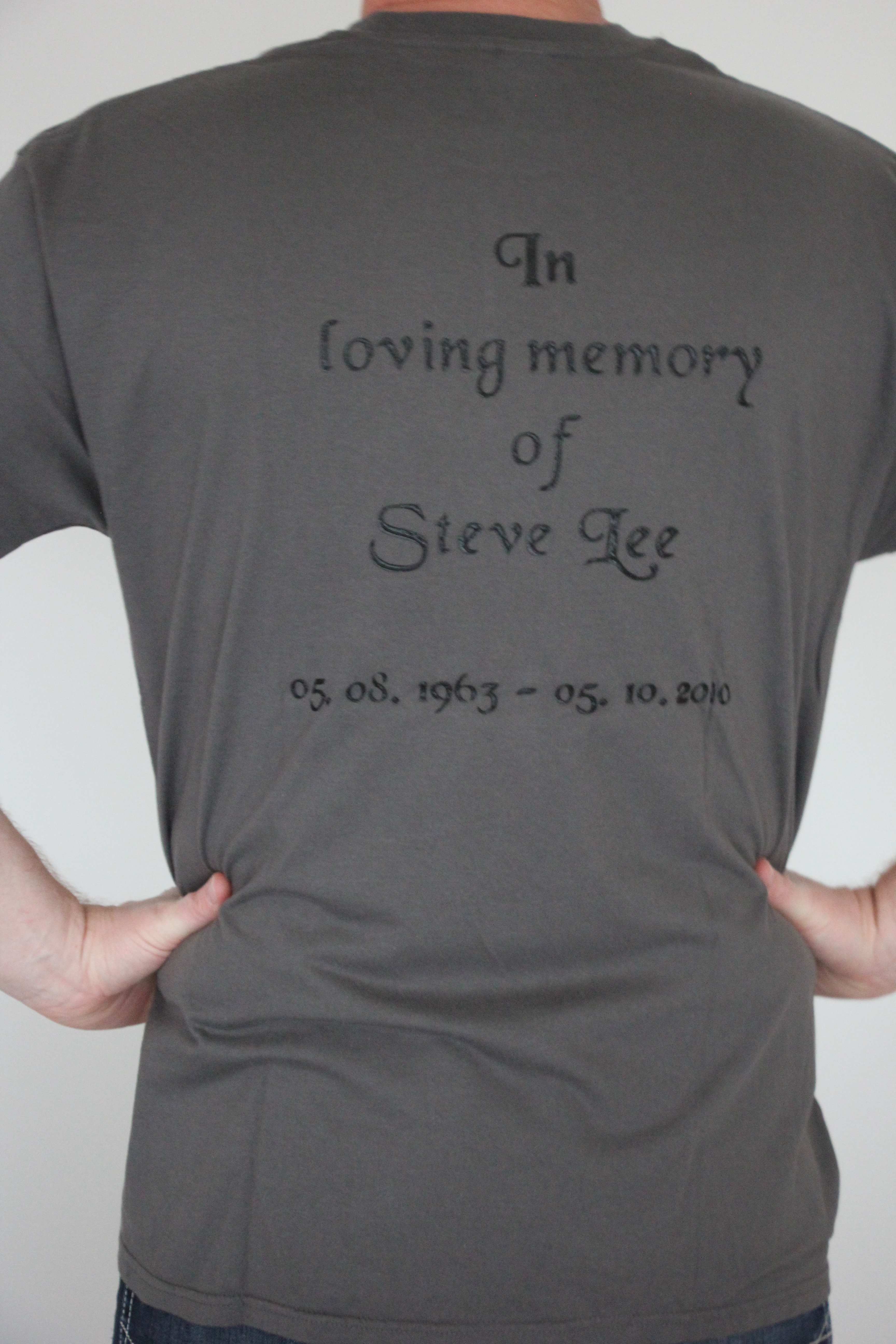 Steve Lee Memorial Shirt