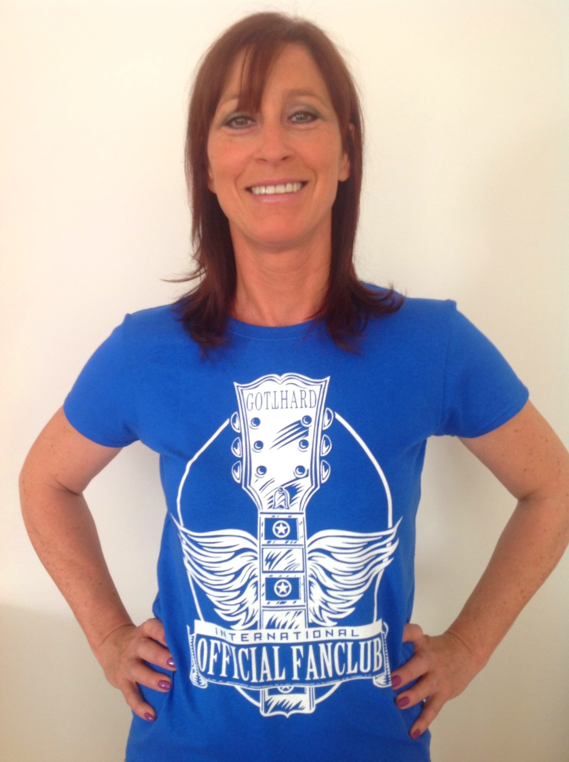 Fanclub Shirt Girlie Royal Blue