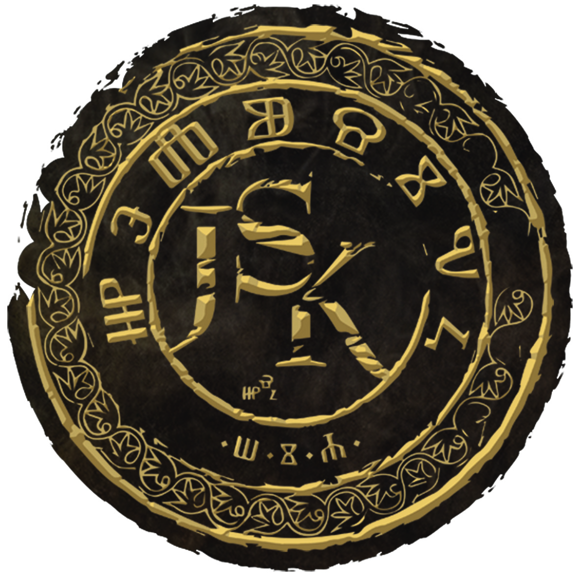 JELUSICK sticker round 95 mm