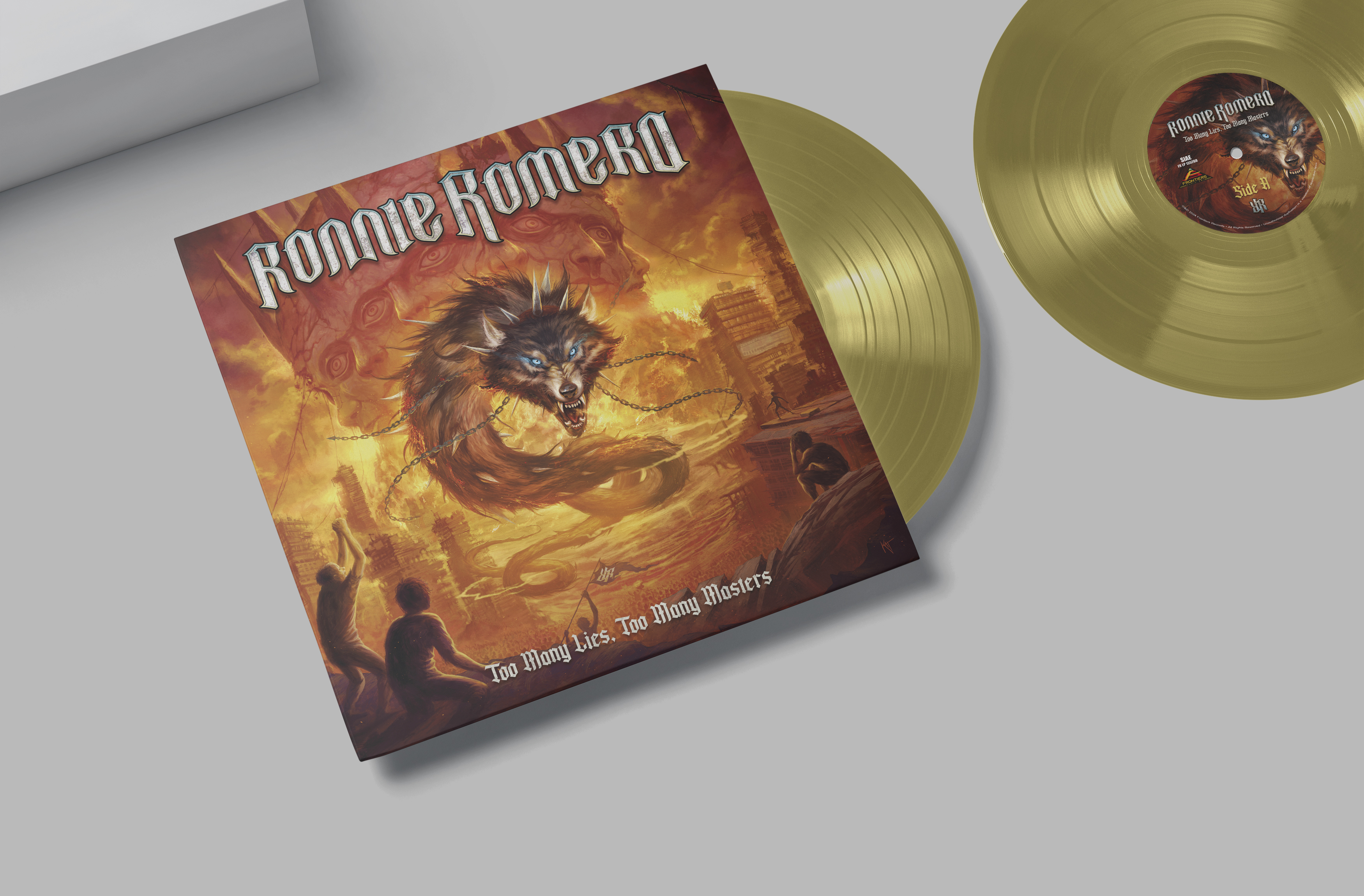 RONNIE ROMERO BUNDLE SIGNED VINYL + CD + SHIRT