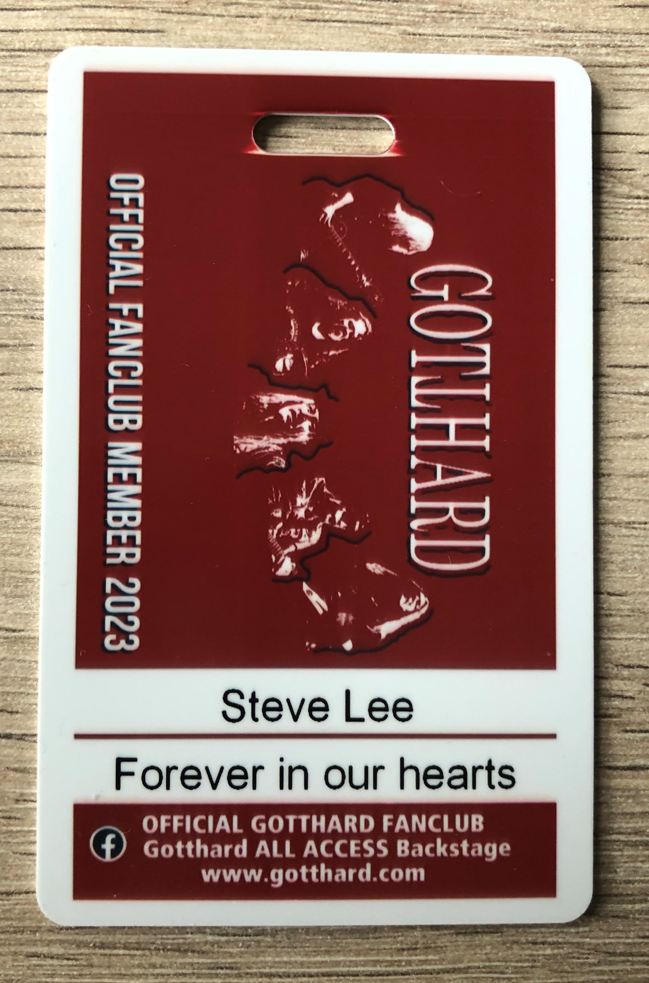 Personalised Membership Card