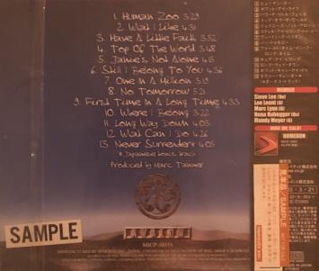 CD Human Zoo JAPAN version