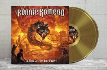 RONNIE ROMERO SIGNED DOUBLE GOLD VINYL Too Many Lies, Too Many Masters